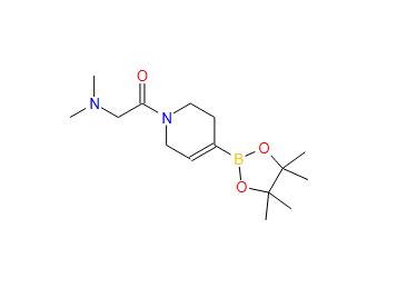 2-(dimethylamino)-1-(4-(4,4,5,5-tetramethyl-1,3,2-dioxaborolane-2-yl)-5,6-dihydropyridin-1(2H)-yl)ethanone